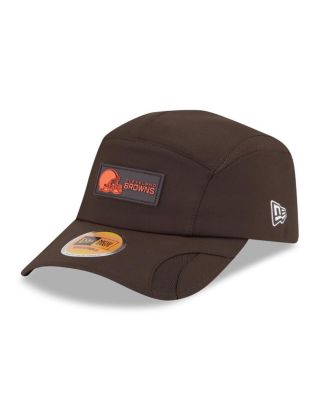 New Era - Men's Brown Cleveland Browns 2025 Sideline Runner Adjustable Hat