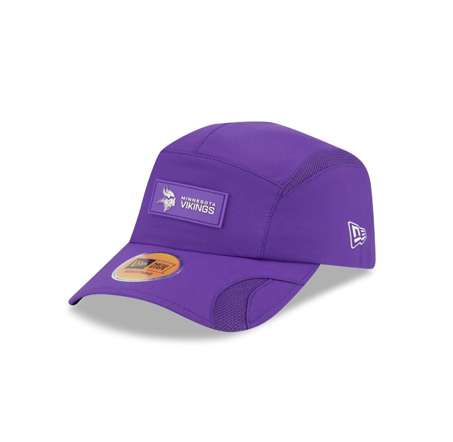 Men's Purple Minnesota Vikings 2025 Sideline Runner Adjustable Hat