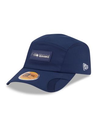 New Era - Men's College Navy Seattle Seahawks 2025 Sideline Runner Adjustable Hat