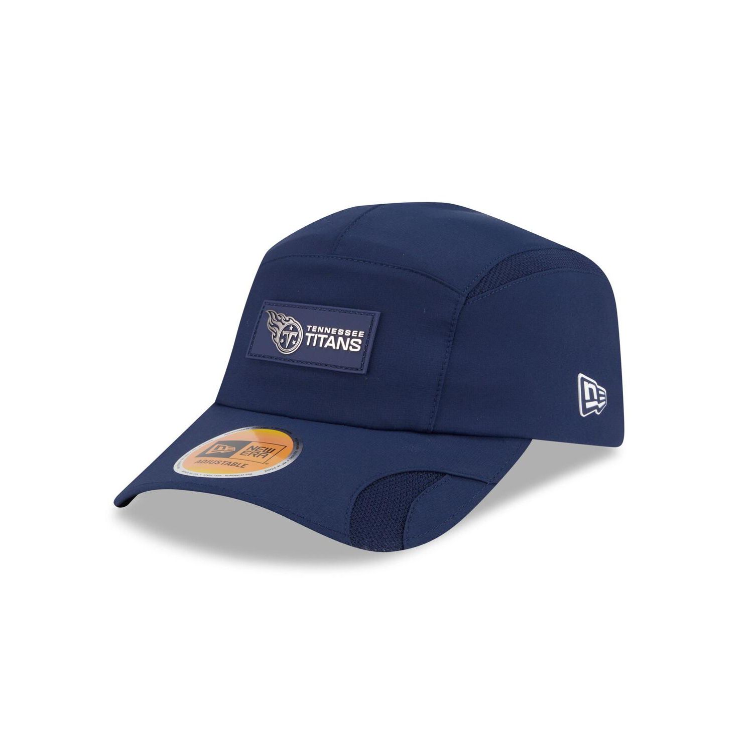 Men's Navy Tennessee Titans 2025 Sideline Runner Adjustable Hat