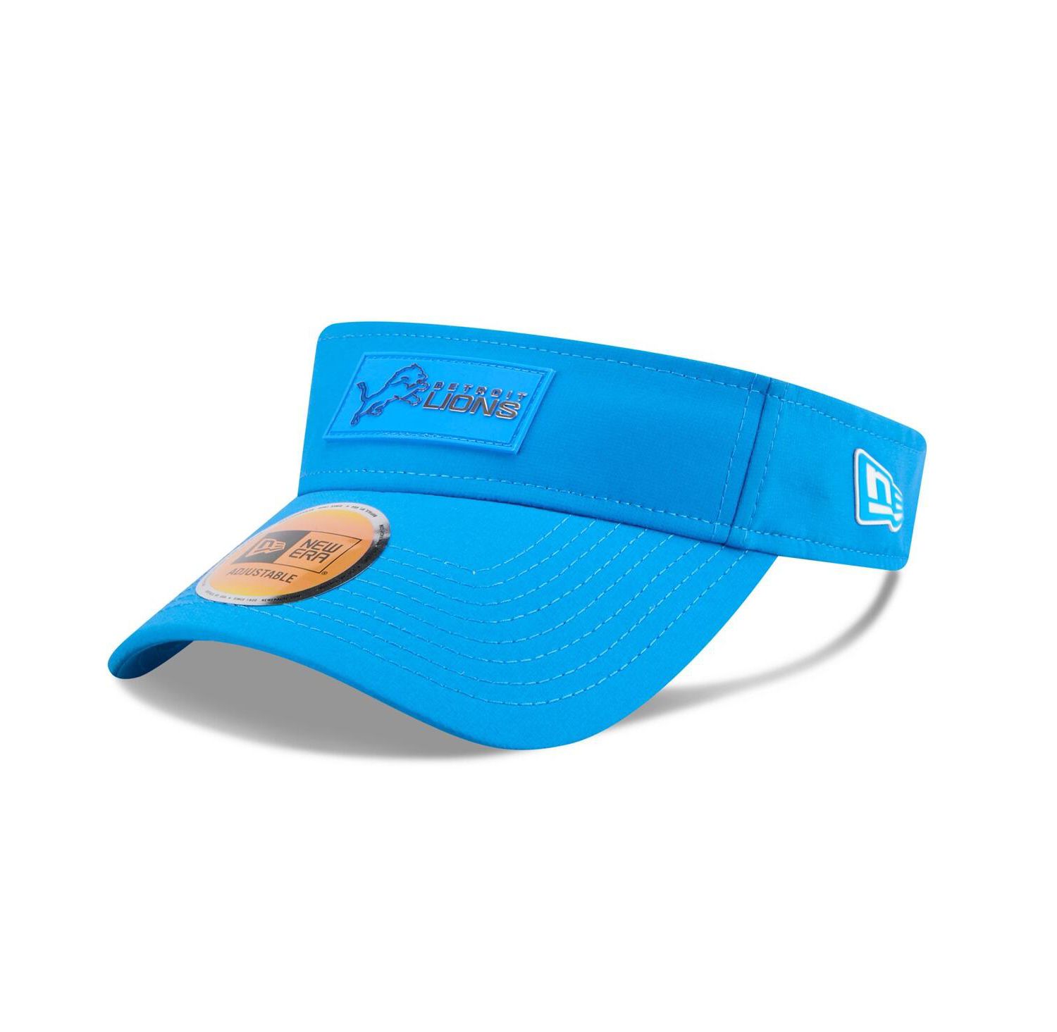 Men's Blue Detroit Lions 2025 Sideline Visor Hat