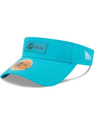 New Era - Men's Aqua Miami Dolphins 2025 Sideline Visor Hat
