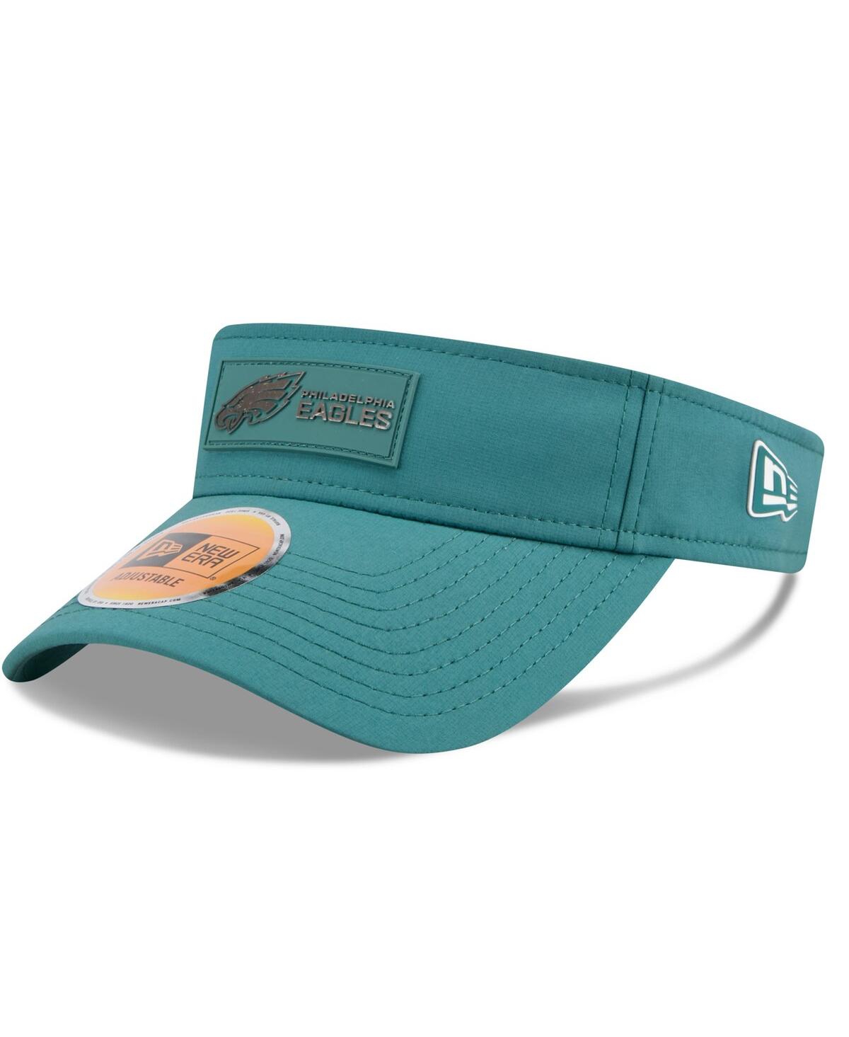 New Era Men's Midnight Green Philadelphia Eagles 2025 Sideline Visor Hat