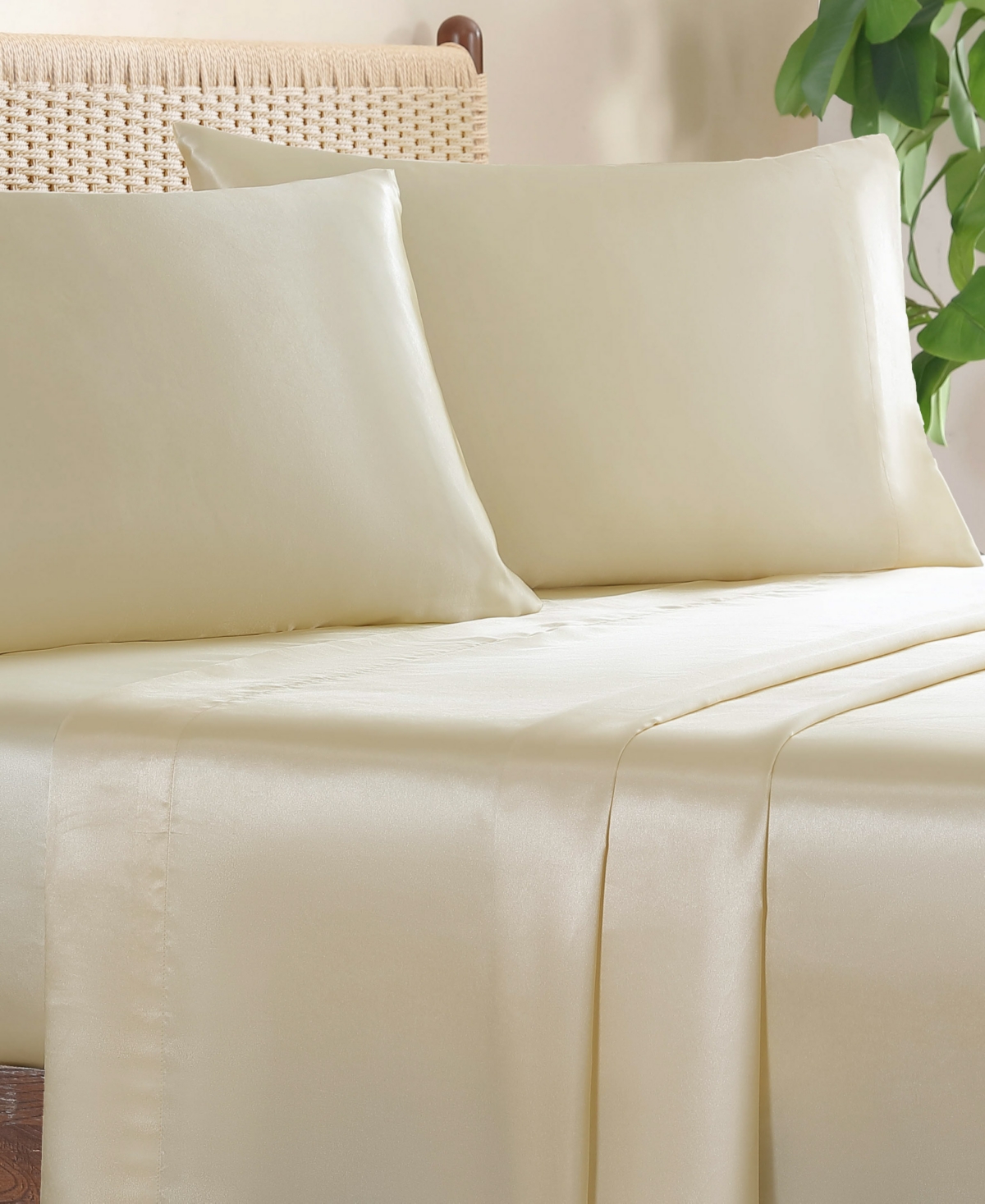 Jessica Simpson Silky Satin 4-pc. Sheet Set, King