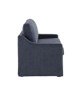 53.5" Polyester Hampstead Convertible Twin Sleeper Loveseat
