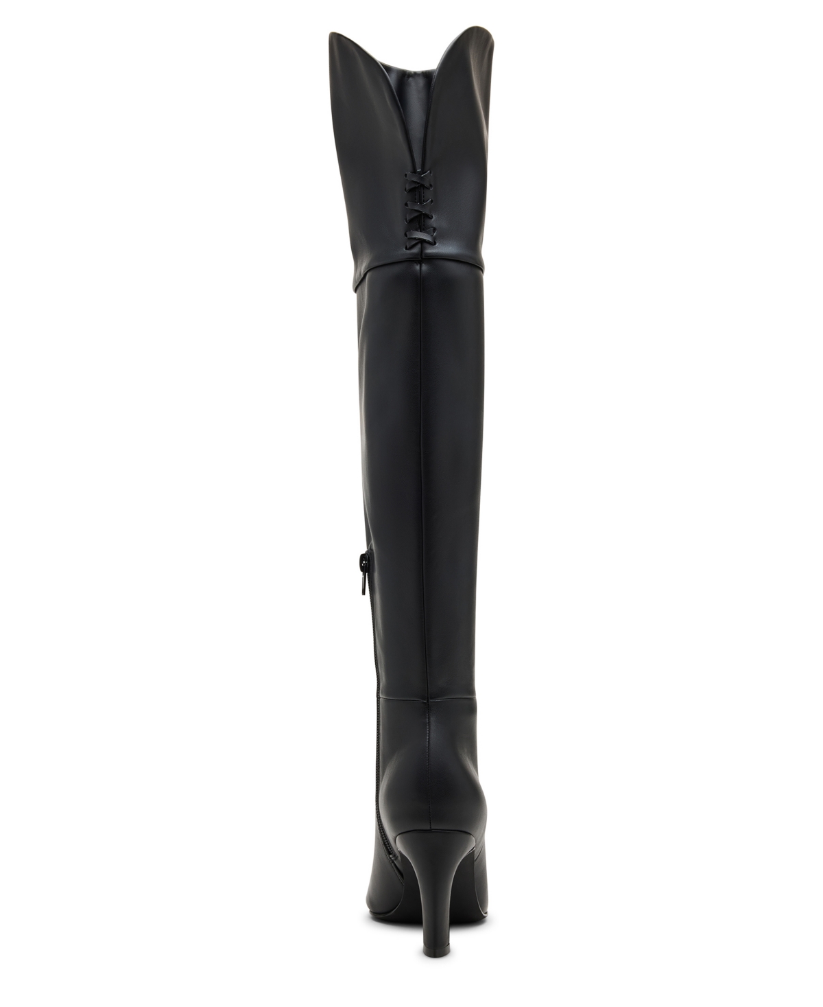 Madden Girl Women's Decode Wide-calf Over-the-knee Dress Boots In Black