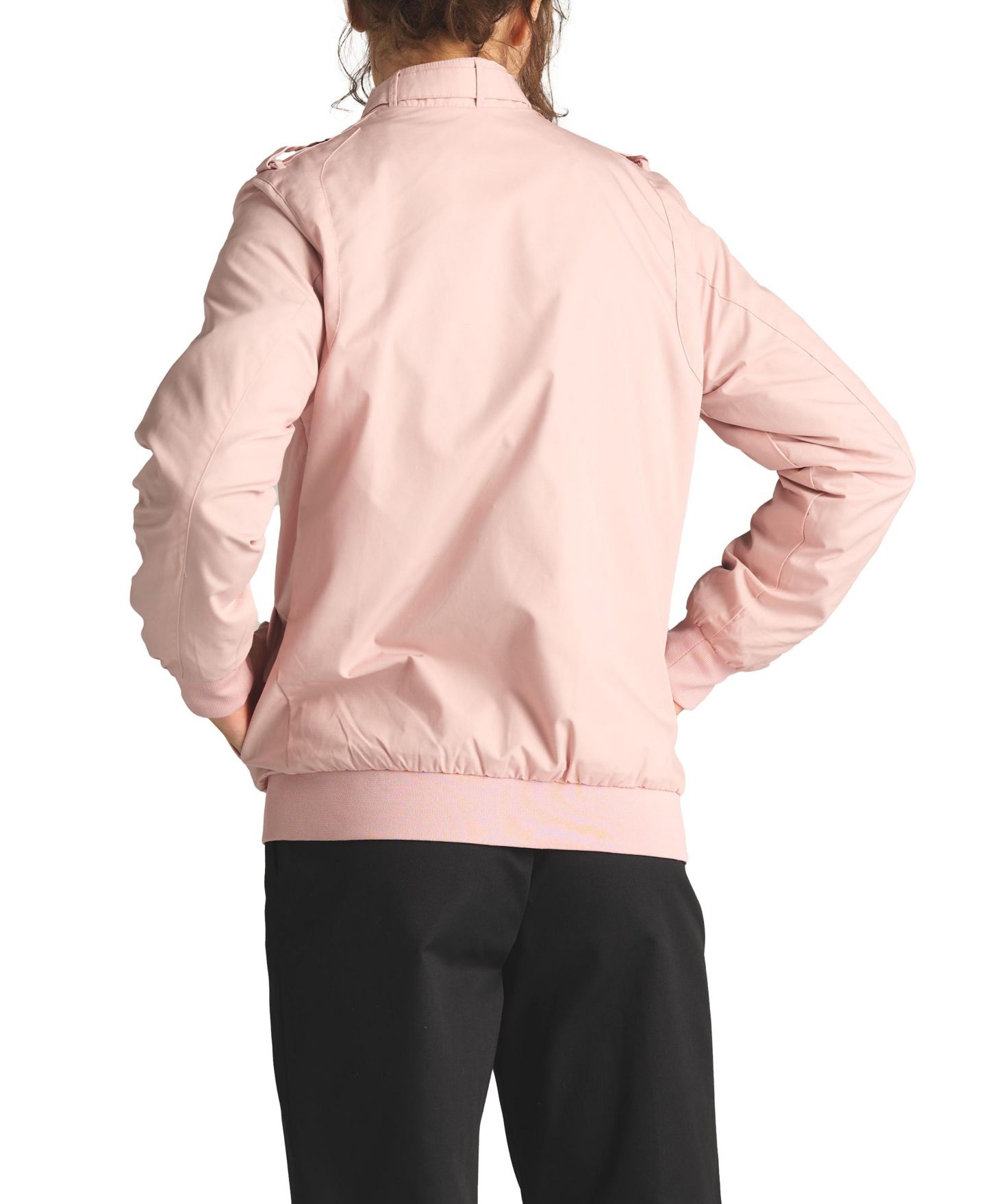 Женская куртка Members Only Classic Iconic Racer Jacket (Slim Fit), цвет: Светлый розовый — фото 9