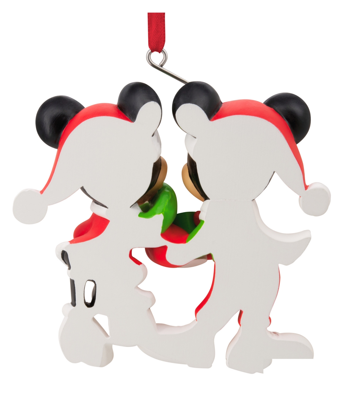 Hallmark Disney Mickey And Minnie Sharing Cocoa Christmas Tree Ornament In Multi