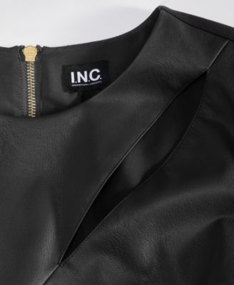 Plus Size Mixed-Media Dress, Macy's Exclusive