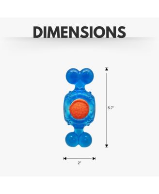 Candy-Inspired TPR Squeaky Tennis Ball Dog Toy - Durable, Fun and Promotes Oral Health - Blue