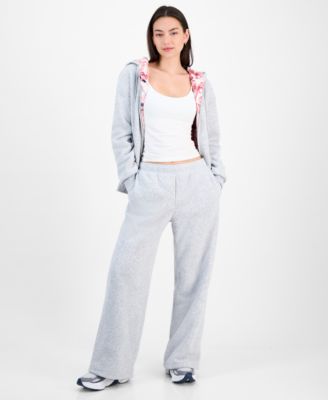 Juniors' Faux-Fur-Lined Sweatpants