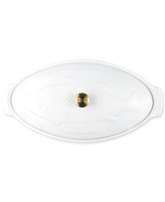 Stoneware Heritage 1.7-Quart Fish Baker with Cover