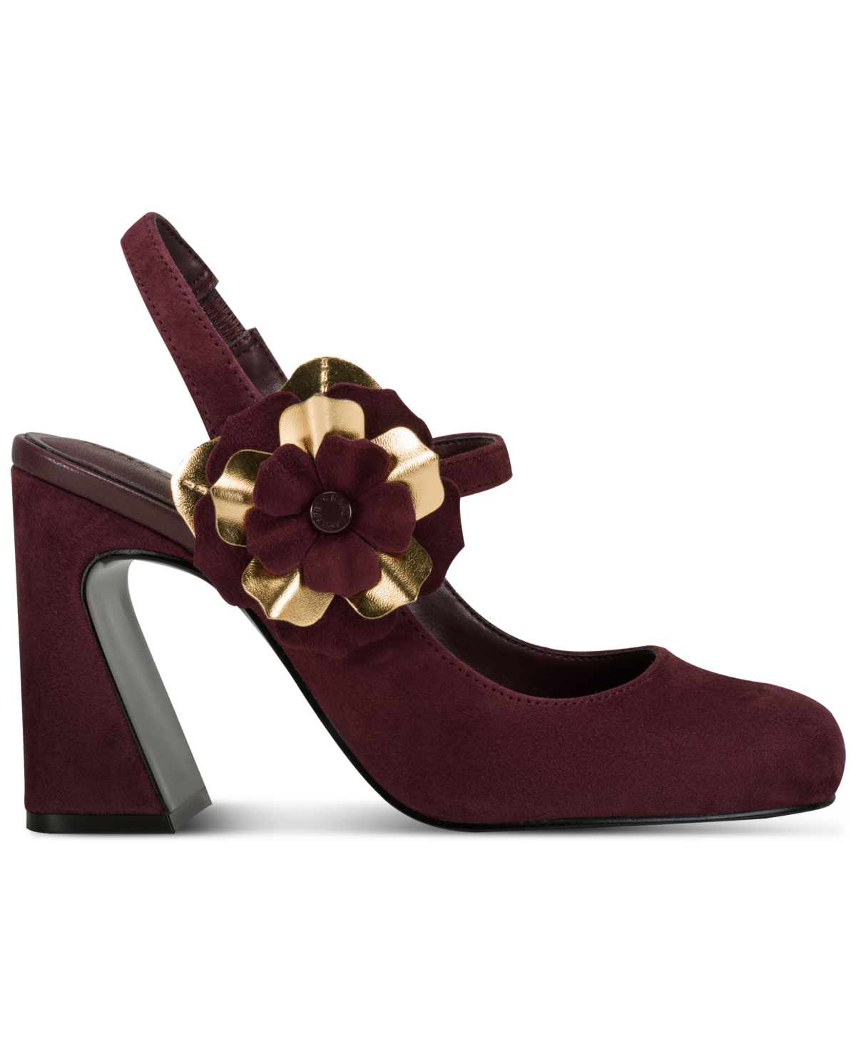 Karl Lagerfeld Pierra Slingback Pump In Burgundy