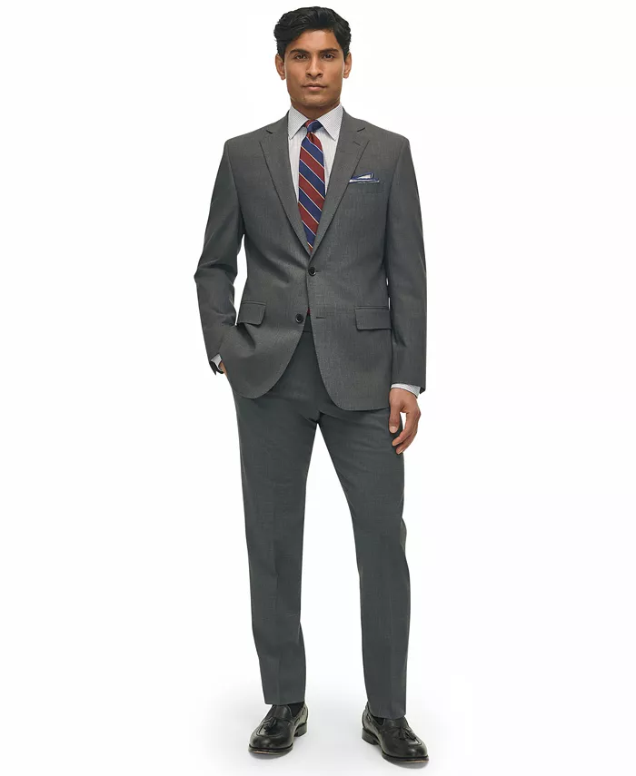 Men's Classic-Fit Stretch Wool Blend Suit Separates - thumbnail 3