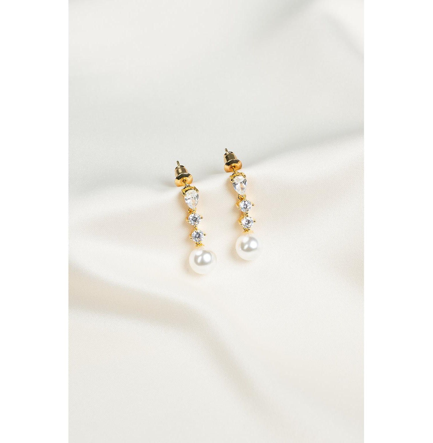 Serenade Pearl and Crystal Earrings