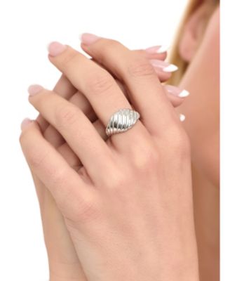 Rope Ring in Sterling Silver, Size