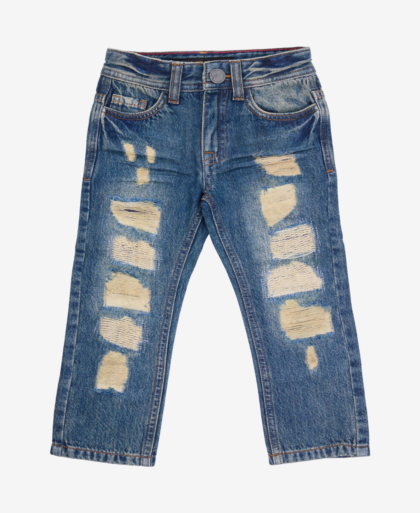 Джинсы XRAY Distressed Jeans 2T-4T для мальчиков-малышей, цвет: Синий, вариант 1 — фото 1