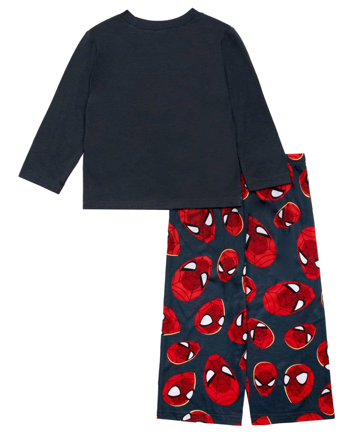 Ame Toddler Boys 2-piece Spiderman Long Sleeve Top And Open Leg Pants Pajama Set In Blue