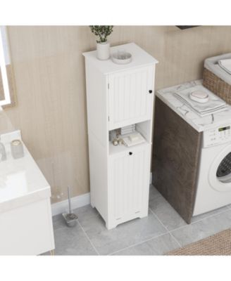 Tilt-Out Laundry Cabinet with One Compartment and Single Door