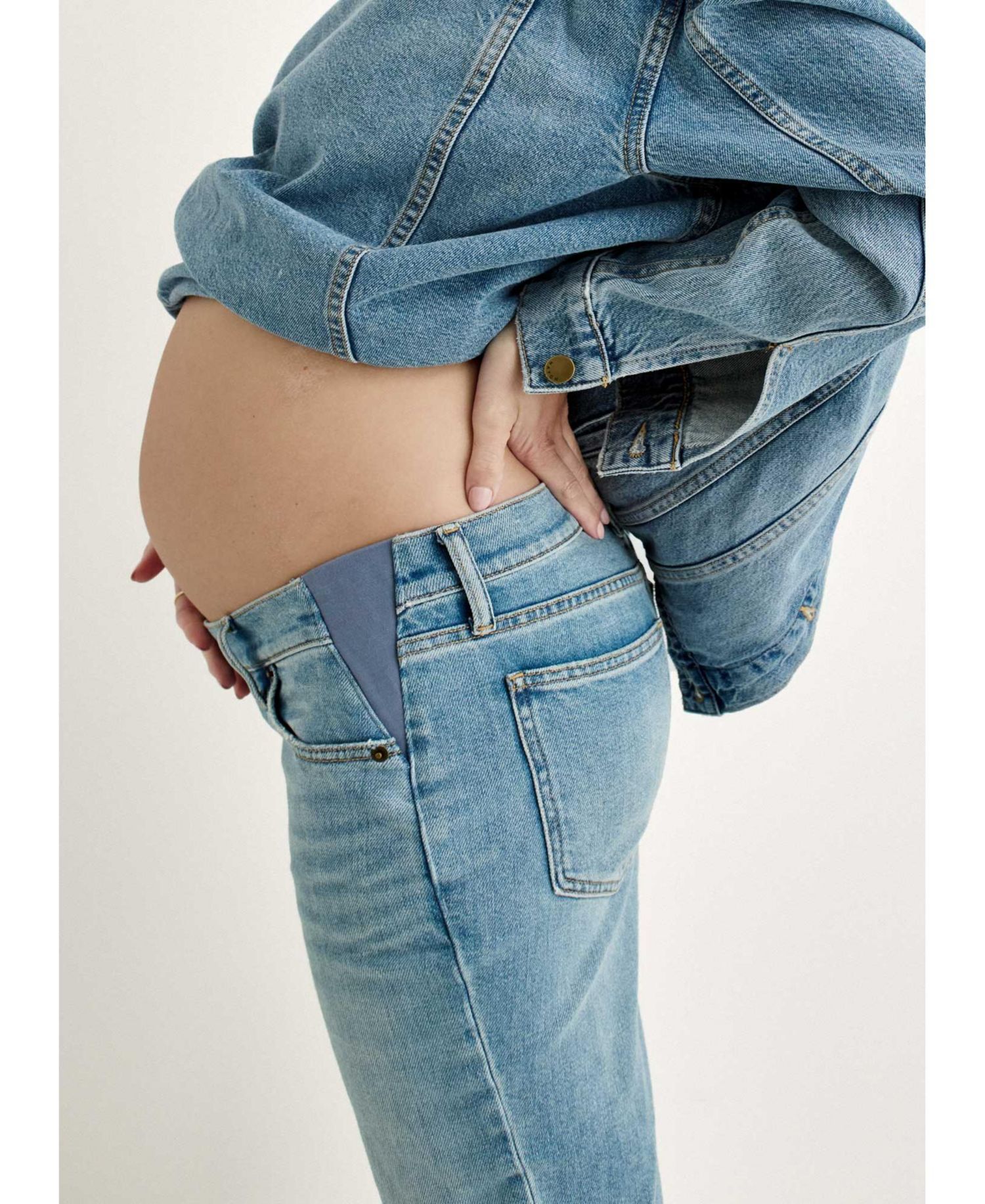 The Under the Bump Crop Maternity Jean
