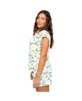 Women's Organic Cotton Jersey Two Piece Short Sleeve Pajama Set