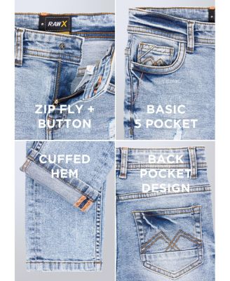 Little Boy's Distressed Jeans Size 4-7