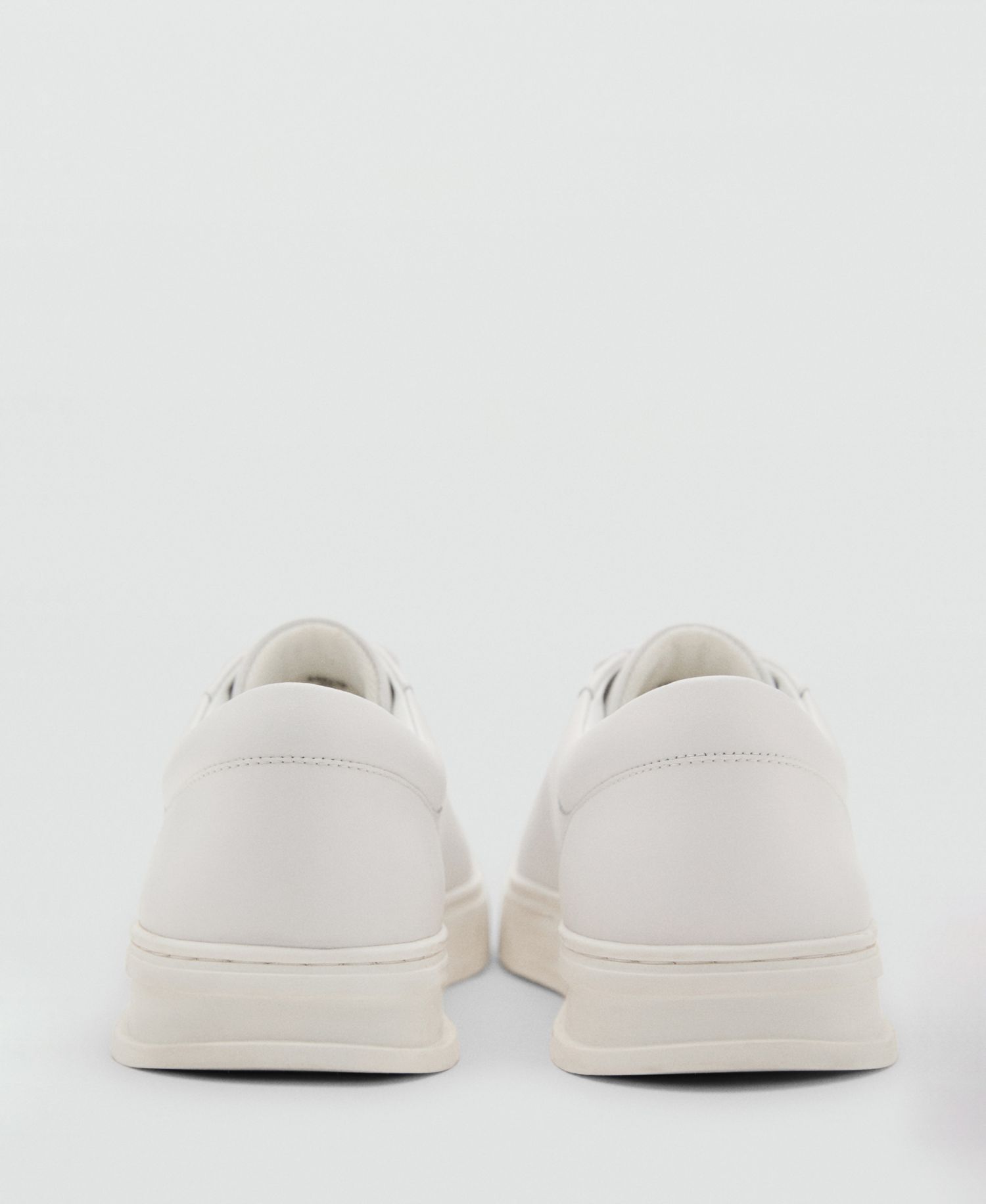 Men's Leather Panel Sneakers