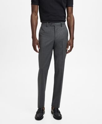 MANGO - Men's Turin Virgin Wool Suit Pants