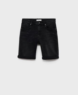 Men's Slim-Fit Denim Bermuda Shorts
