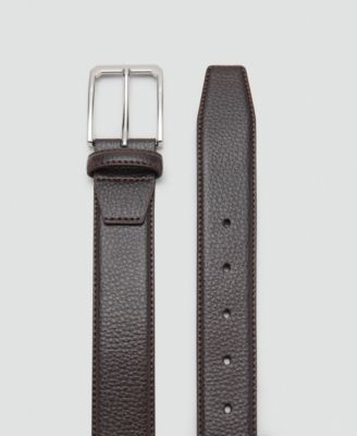 Men's Beaten Leather Belt
