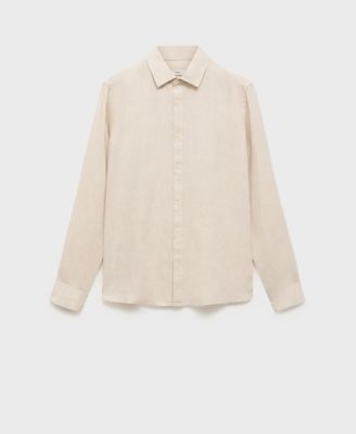 Men's Linen Long Sleeve Shirt