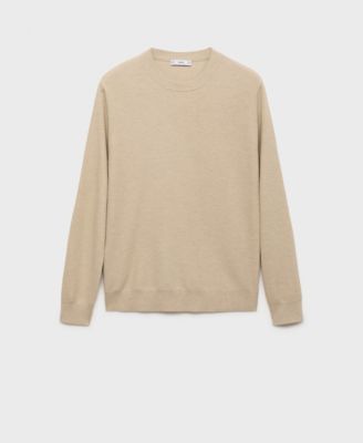 Men's Microstructure Cotton Knitted Sweater