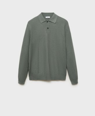 Men's Micro-Structured Cotton Polo Shirt