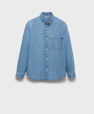 Men's Denim Pocket Overshirt