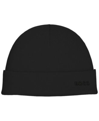 Men's Waffle Logo Detail Beanie