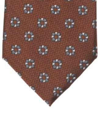 Brooks Brothers Men's TXT Diamond Flower Tie