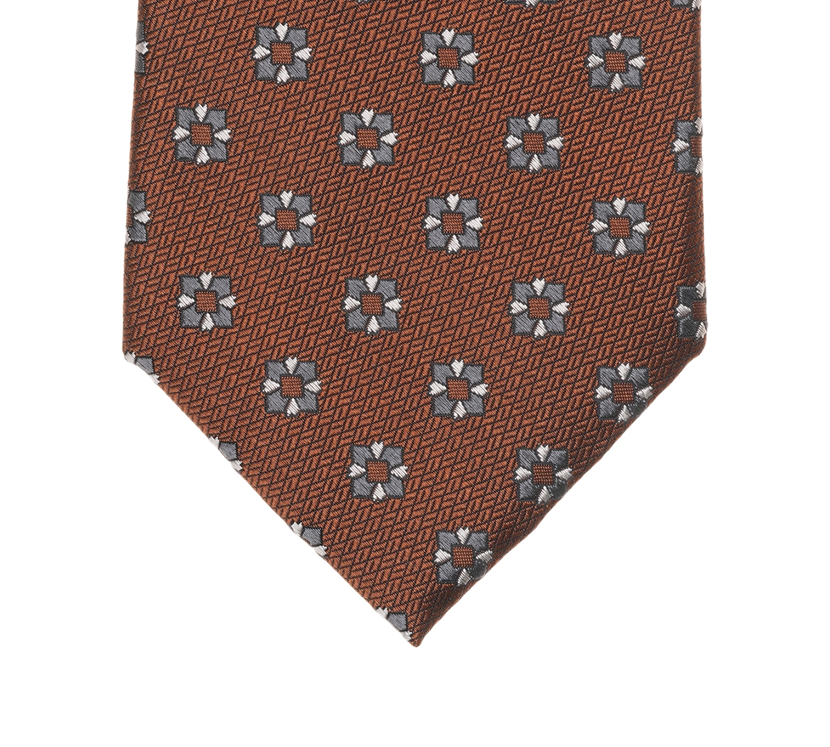 Brooks Brothers Men's Txt Diamond Flower Tie