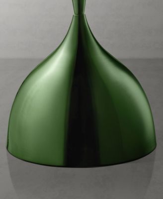 Knoll 16" Metal Round End Table with Pedestal Base