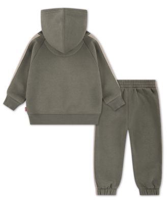 Baby Boys 2-Piece Taped Pull On Hoodie and Jogger Pants