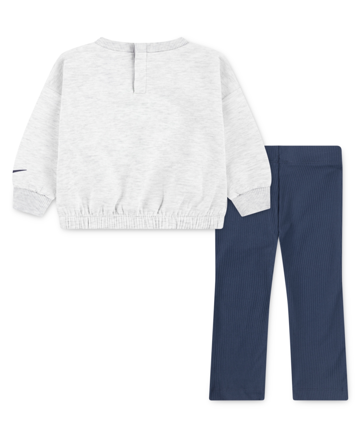 Nike Baby Girls Swoosh On Pointe 2-piece T-shirt And Leggings Set In White