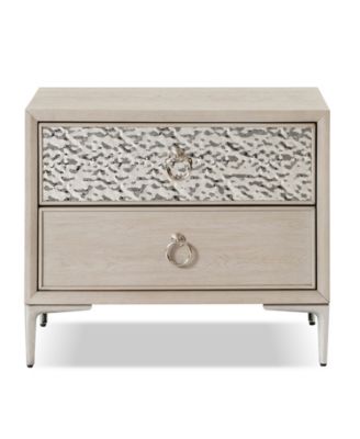 Fable 24" Solid Wood 2-Drawer Nightstand with USB Port