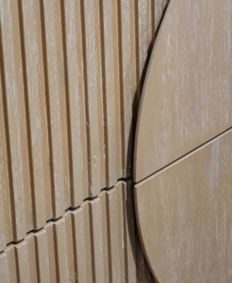 Adrienne 26.5" Solid Wood 2-Drawer Nightstand with USB Ports