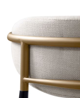 2-Pc. Darcy Metal Upholstered Counter Height Chair Set