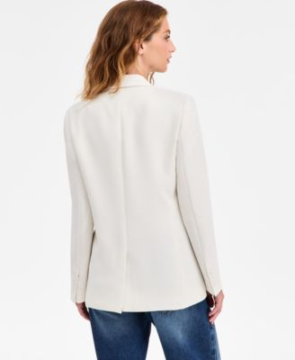 Women's Oversized Crepe Blazer, Macy's Exclusive