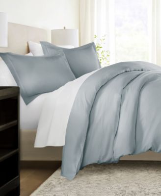 Ultra Soft Brushed Cotton 3-Pc. Duvet Cover Set, Full/Queen