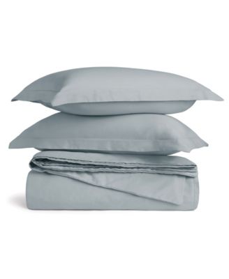Ultra Soft Brushed Cotton 3-Pc. Duvet Cover Set, Full/Queen