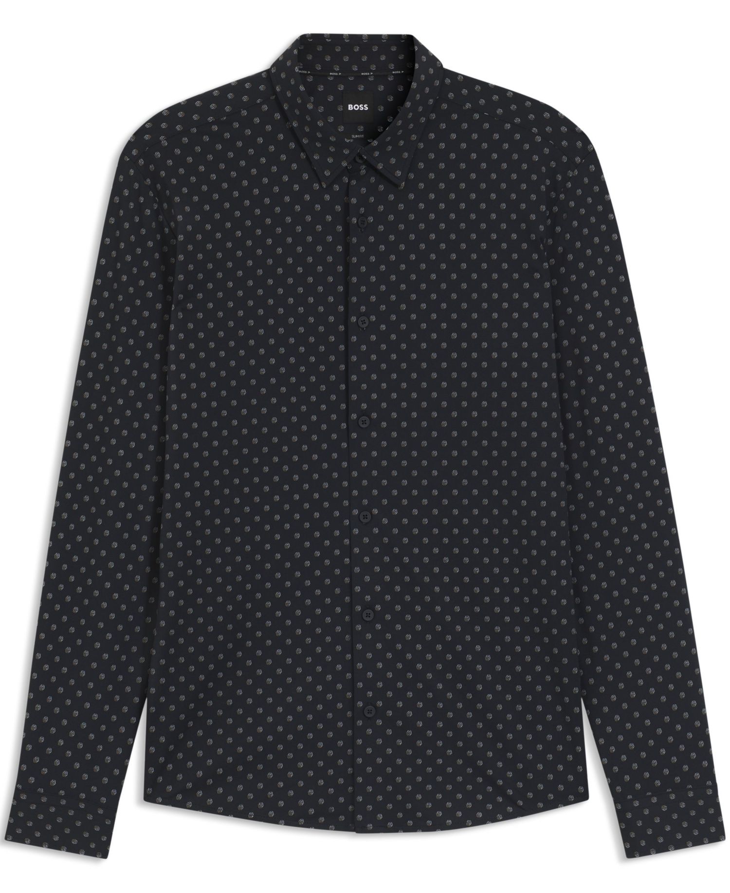 Men's Performance-Stretch Slim-Fit Dress Shirt