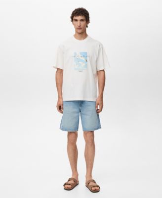 Men's Printed Patch T-Shirt