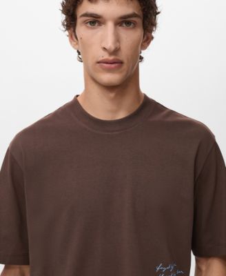 Men's Printed Patch T-Shirt