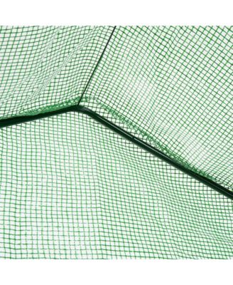 56" x 29" x 77" Small Walk-in house w/3 Tier Shleves,